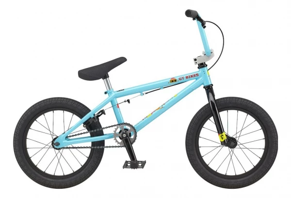 BMX Freestyle GT Performer 16' JR Aqua Blue Jaune 6 BMX Freestyle GT Performer 16' JR Aqua Blue Jaune – Image 4