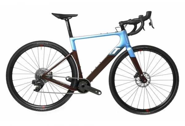 Gravel Bike 3T Exploro Race Torno Sram Force ETap AXS 12V 700 Mm Bleu Marron 2022 3 Gravel Bike 3T Exploro Race Torno Sram Force ETap AXS 12V 700 Mm Bleu Marron 2022