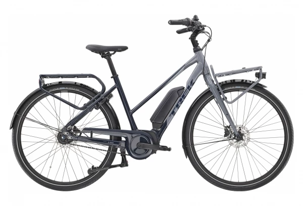 Vélo De Ville Électrique Trek District+ 2 Stagger Shimano Nexus 7V 400wh Bleu Marine / Gris 2020 3 Vélo De Ville Électrique Trek District+ 2 Stagger Shimano Nexus 7V 400wh Bleu Marine / Gris 2020