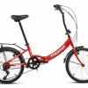 Moma Bikes Vélo Pliant Moma First Class II 20'' Shimano 6V Rouge