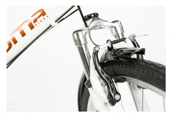 VTC Moma Bikes Hybrid 26'' Shimano 18V Blanc 5 VTC Moma Bikes Hybrid 26'' Shimano 18V Blanc – Image 4