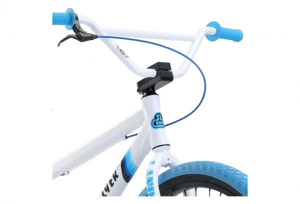 BMX Freestyle SE Bikes Blocks Flyer 26'' Blanc 2021 Blanc / Bleu 6 BMX Freestyle SE Bikes Blocks Flyer 26'' Blanc 2021 Blanc / Bleu – Image 4