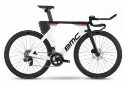 Vélo De Triathlon BMC Timemachine 01 Disc Two Sram Rival ETap AXS 12V 700 Mm Blanc Noir 2022